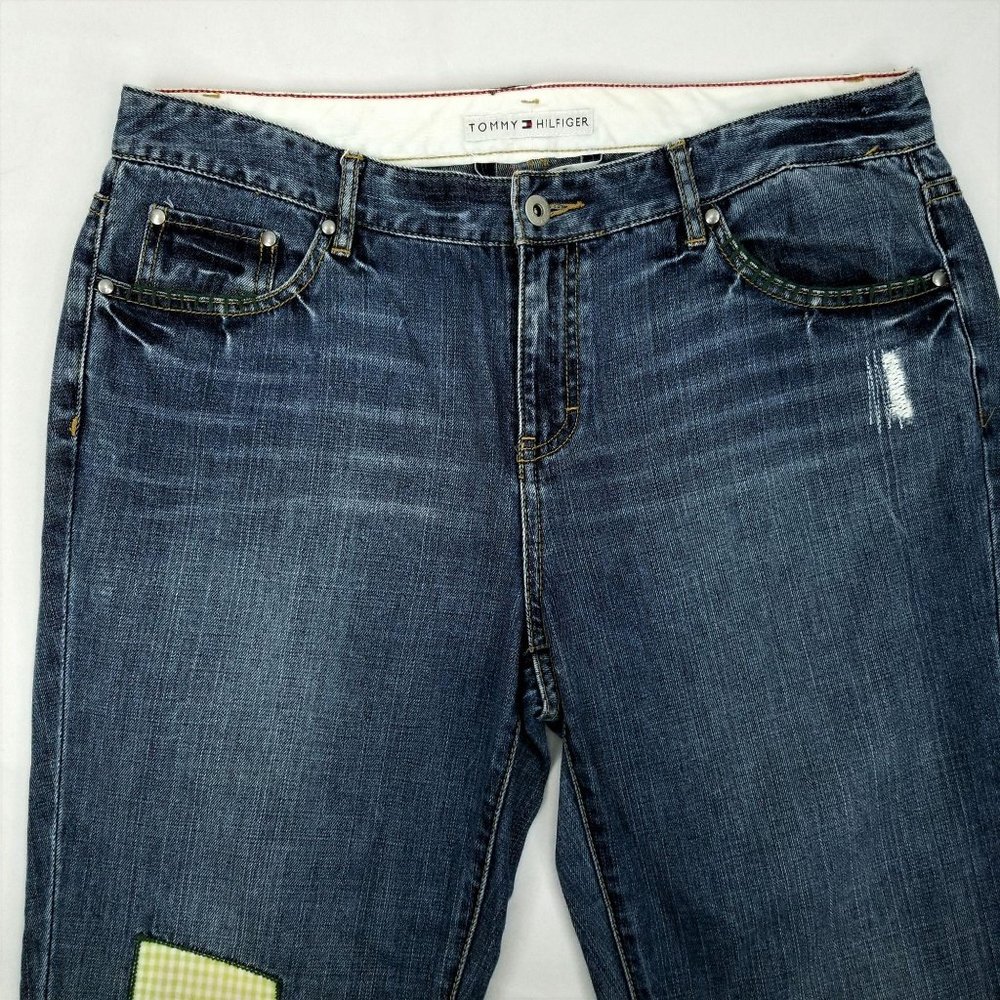Tommy Hilfiger Jeans Flare Wide Leg 2005 Cut Off - Picture 7 of 12